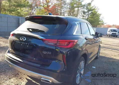 2024 Infiniti Qx50 Sensory Awd из США, поврежденный, VIN 3PCAJ5EB7RF110339